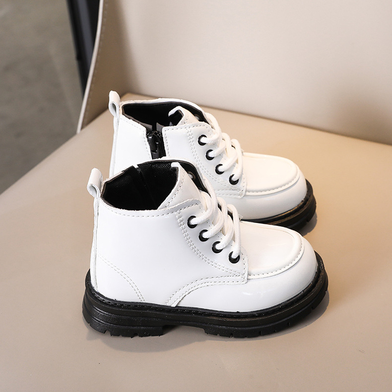 Dziecięce botki chunky unisex z eko skóry w stylu martin_voghion.com