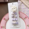With bow, purple