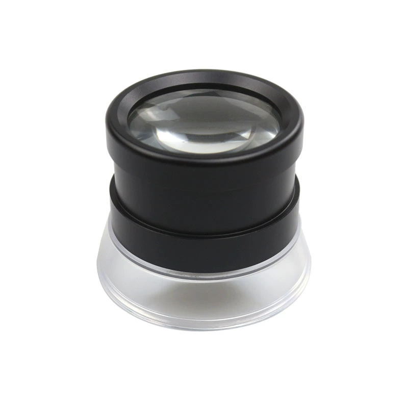 Цилиндрическое Оптическое стекло 30 раз двойной масштаб Крест Марк Радиан Марк Карта Живопись и каллиграфия мозаика увеличительное стекло