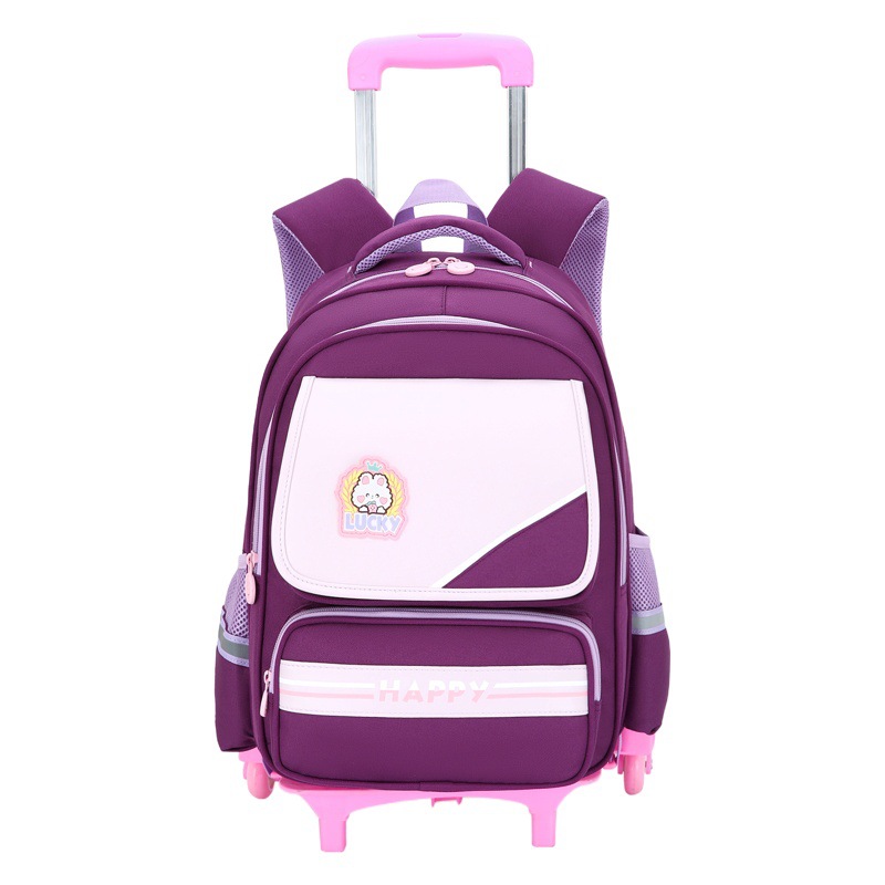 Mochila extraíble de gran capacidad para niños entrega de una sola pieza Mochila de la carretilla que sube del nuevo estilo natural de los pescados para las muchachas de la escuela primaria y secundaria