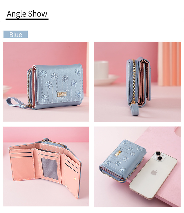 Women's Flower Pu Leather Flip Cover Wallets display picture 18