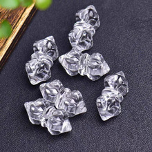 天然白水晶金刚杵隔珠文玩降魔杵手工DIY饰品手链串珠配饰批