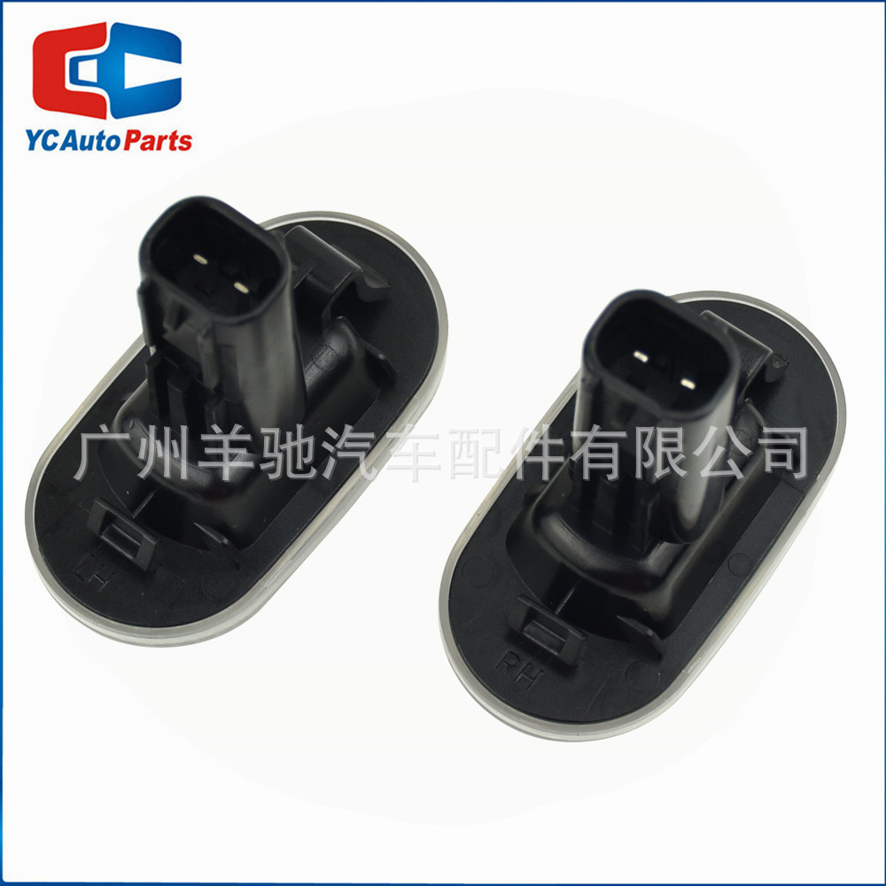 Luces laterales de guardabarros con efecto de agua corriente amarilla, intermitentes laterales, aptas para Suzuki Jimny, Mazda, Chevrolet Cruze.