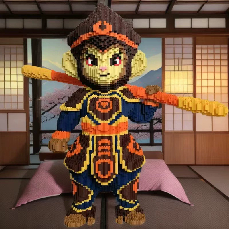 Строительные блоки Black Sun Wukong, совместимые с LEGO, развивающие игрушки для сборки, украшения, подарки на день рождения для взрослых, мальчиков и девочек