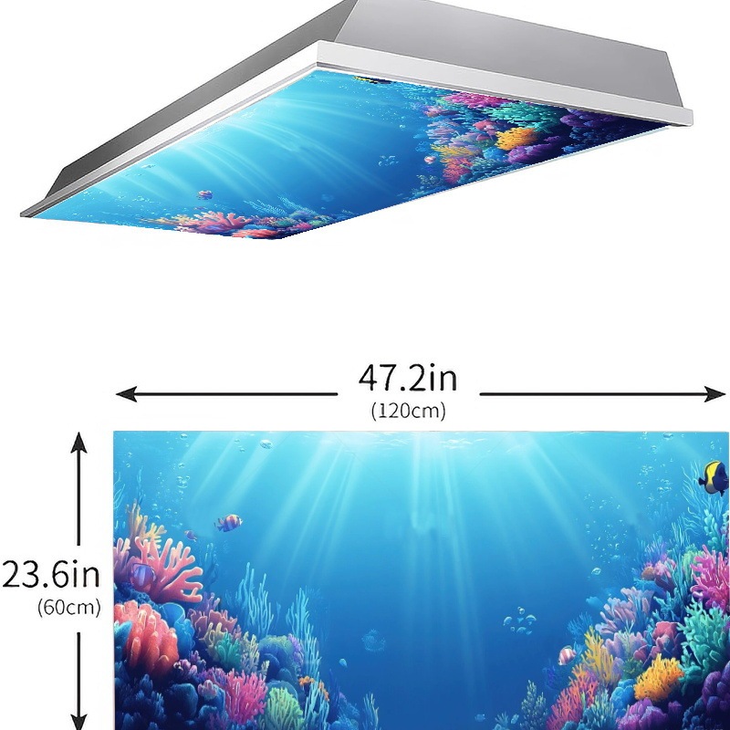 Amazon Ceiling Magnet Lamp Cover Suitable for Office Classrooms to Eliminate Glare Large Size Lampshade