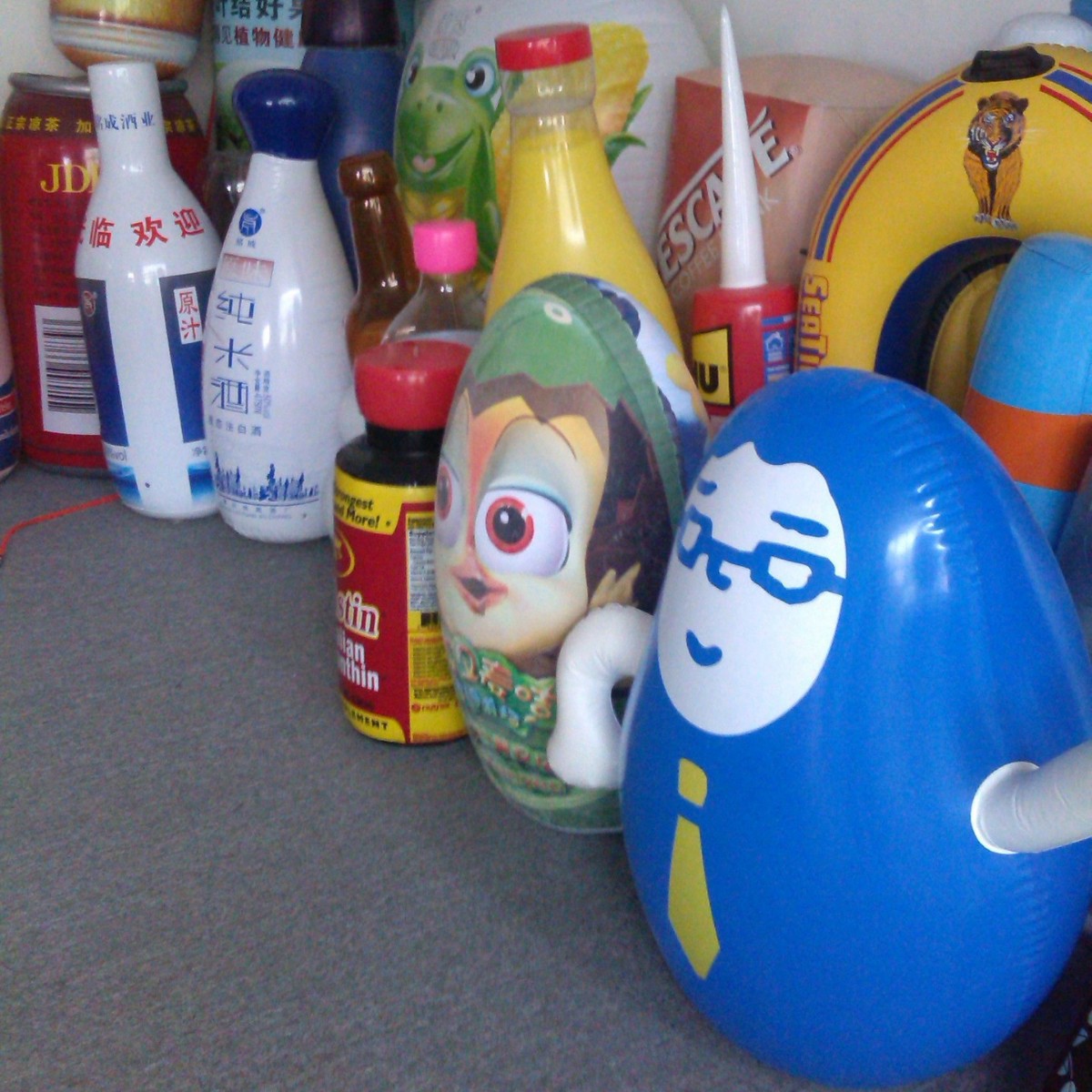 空气充气PVC芒果汁瓶仿真广告模型商场活动装饰展示展览道具