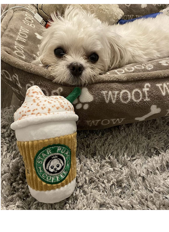 All Seasons Season Cute Style Cute Plush Letter Dog Pet Toys