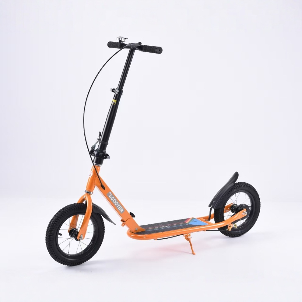 Teenage Scooter for Children over 7 Years Old Students Campus Two-wheel Two-wheel Folding Big-wheel Pedal for Men and Women