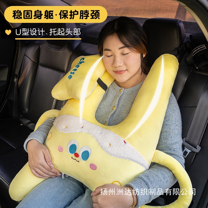 Cojín Protector de Cuello para Coche Infantil de Peluche Protector de Cuello para Coche image 4
