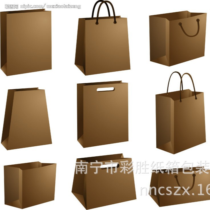 牛皮纸手提袋 纸袋定制