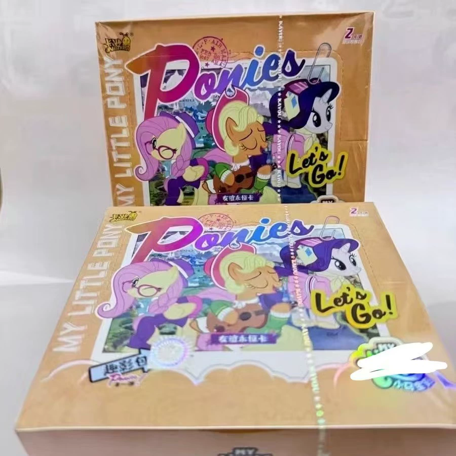 卡游 Genuine pony, cards, camera bag, rainbow card game