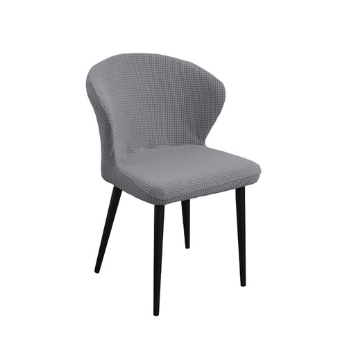 New Pattern Plush Sheep Horn Chair Cover with Large Arc Dining Chair Cover Anti-Stain Chair Cover Dustproof Bench Cover Wholesale