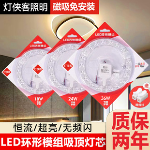 Светодиодный сменный потолочный светильник, источник света, энергосберегающий прямоугольный светильник, магнитная лампа
