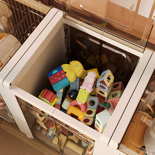 Closet Organizer with Large Capacity, Family-Size, Flip-Top with Wheels, Foldable Box for Clothing and Blankets, Storage Cabinet