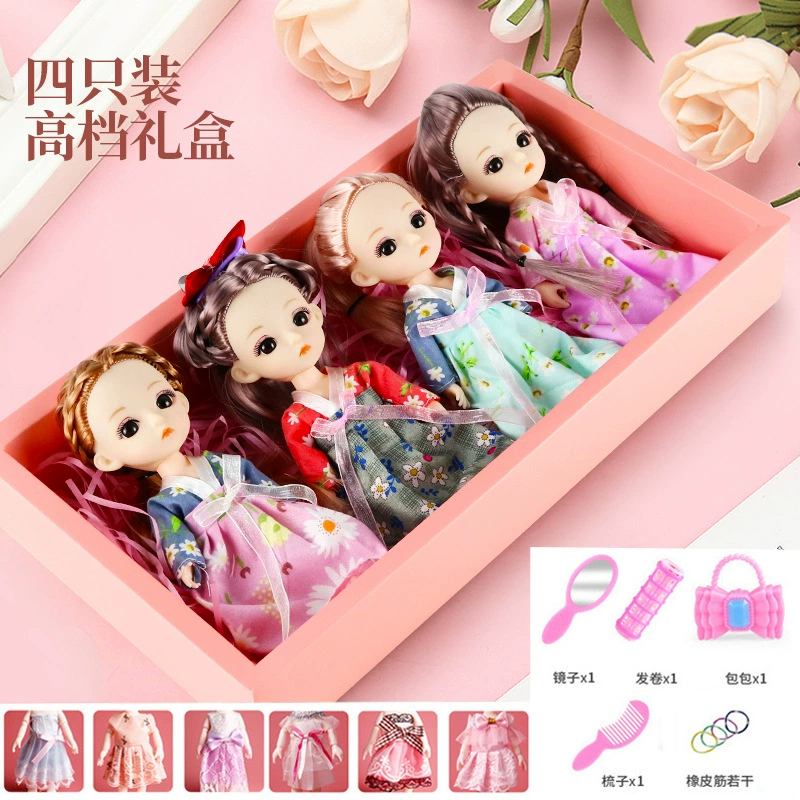 Doll Gift Set, Realistic Princess Outfits in Gift Box, Multi-Pack Options