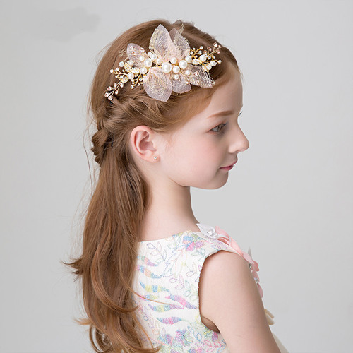  Girls kids latin ballet piano princess performance headdress headdress hairpin girls hand hair clip clip crown princess girl hair band photos ornaments