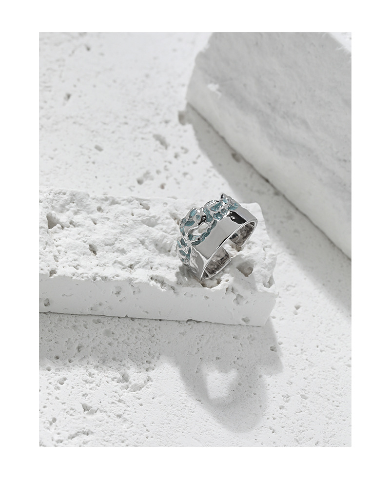 Fashion Irregular Sterling Silver Plating Open Ring