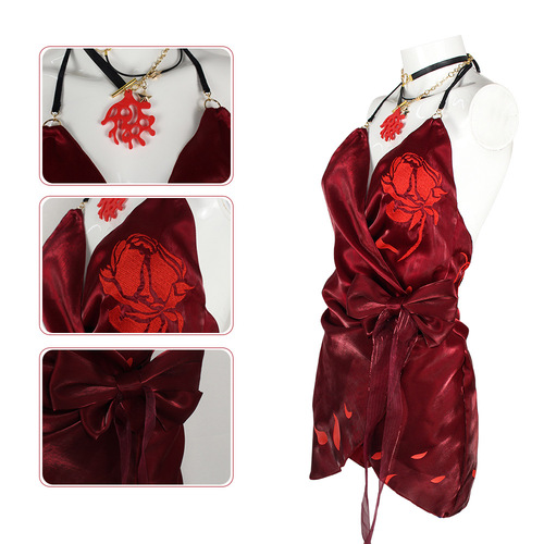New Yeojun Cosplay Costume of Gu Qinghan, Midsummer Frost of Female Ning Hong, Afternoon of Beautiful Summer, Swimwear Cosplay Suit