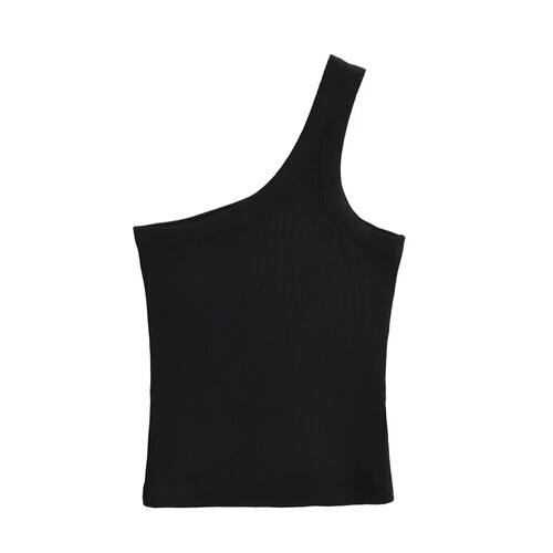 Dopamine Girl Colorblock Off-Shoulder Camisole for Women,  Summer Collection – Slimming, Short, Midriff-Baring Top