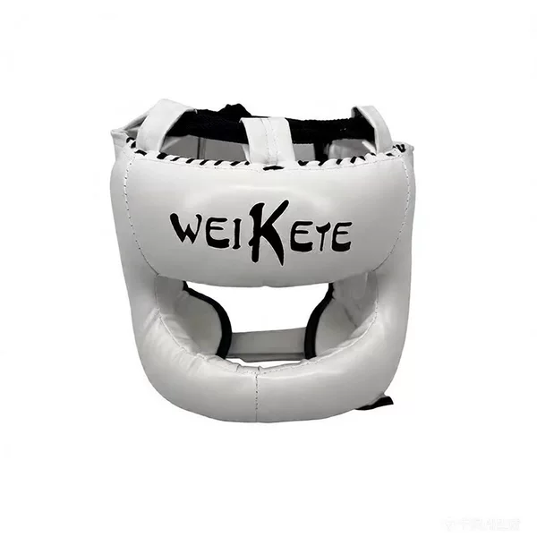 Crossbar Closed-Type Boxing Helmet for Children and Adults, Sanda Head Protection, Muay Thai Fighting Full-Face Protection Training Gear