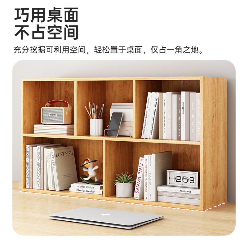Estantería DE ESCRITORIO DEL ESTUDIANTE libro de escritorio multi-capa estantería Oficina simple estante de almacenamiento de archivos