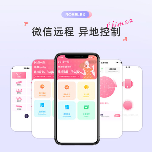 ROSELEX Rolex Zoe mobile phone applet controls women to wear vibrating egg masturbation device and adult sex products