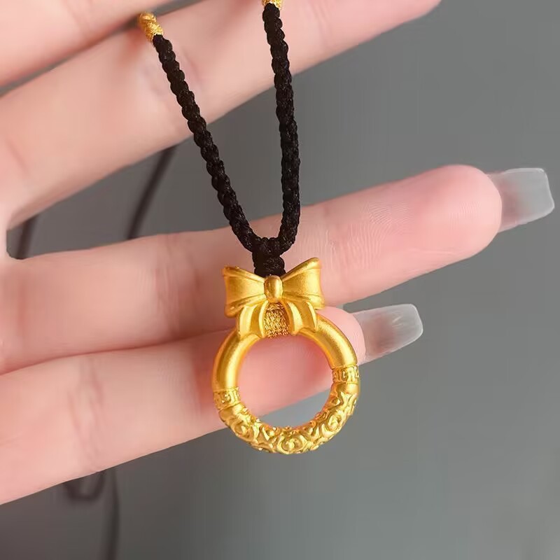 A princess with a bow on her head – a perfect gift for your girlfriend or best friend, symbolizing good fortune and happiness.