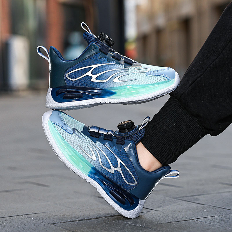 Cross-border foreign trade boys sneaker spring 2025 new children's mesh basketball shoes big boys running shoes