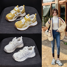 厚底德训鞋女2026春季新款松糕底小蛮腰运动阿甘鞋休闲时尚女鞋