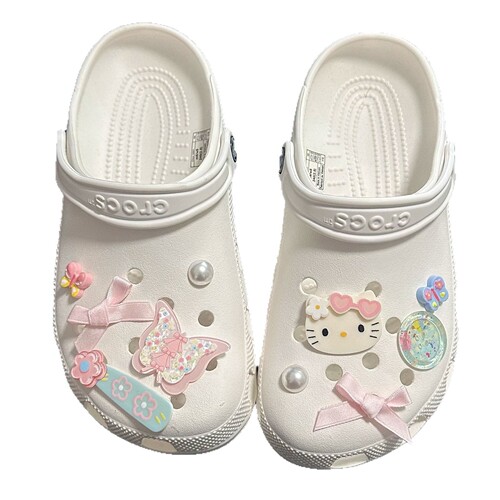 Same model KT cat shoe pattern accessories diy detachable matching hole shoes cat shoe pattern shoe buckle shoe accessories