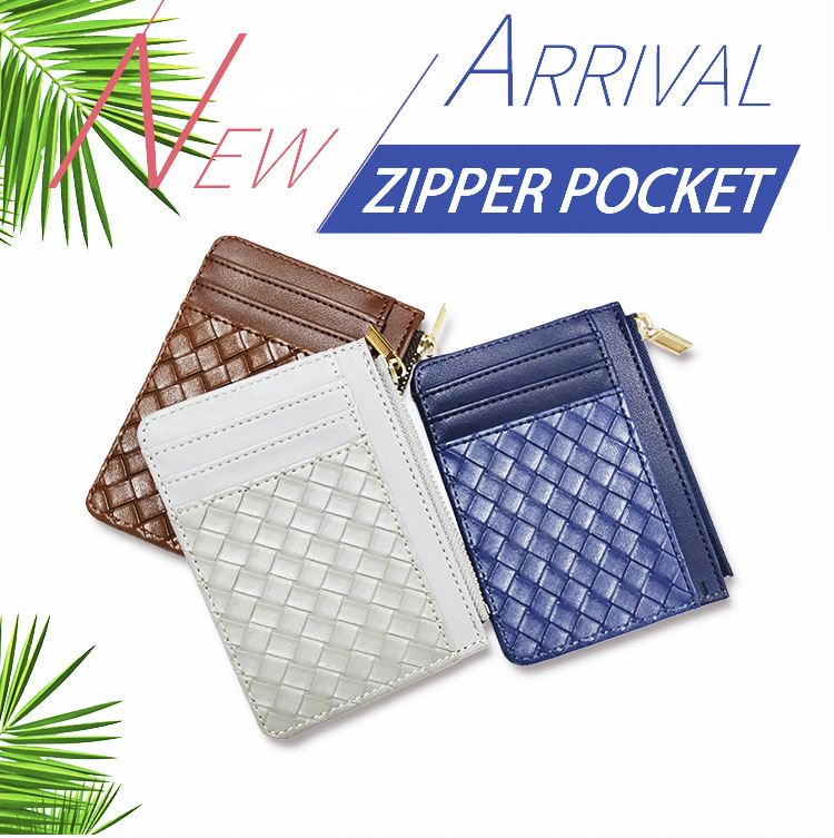 45g Weight Pu Leather Material Solid Color Pattern Unisex Gender Light Grey, Red, Blue, Black Color Korean New Simple Multi-card Position Ultra-thin Purse 15