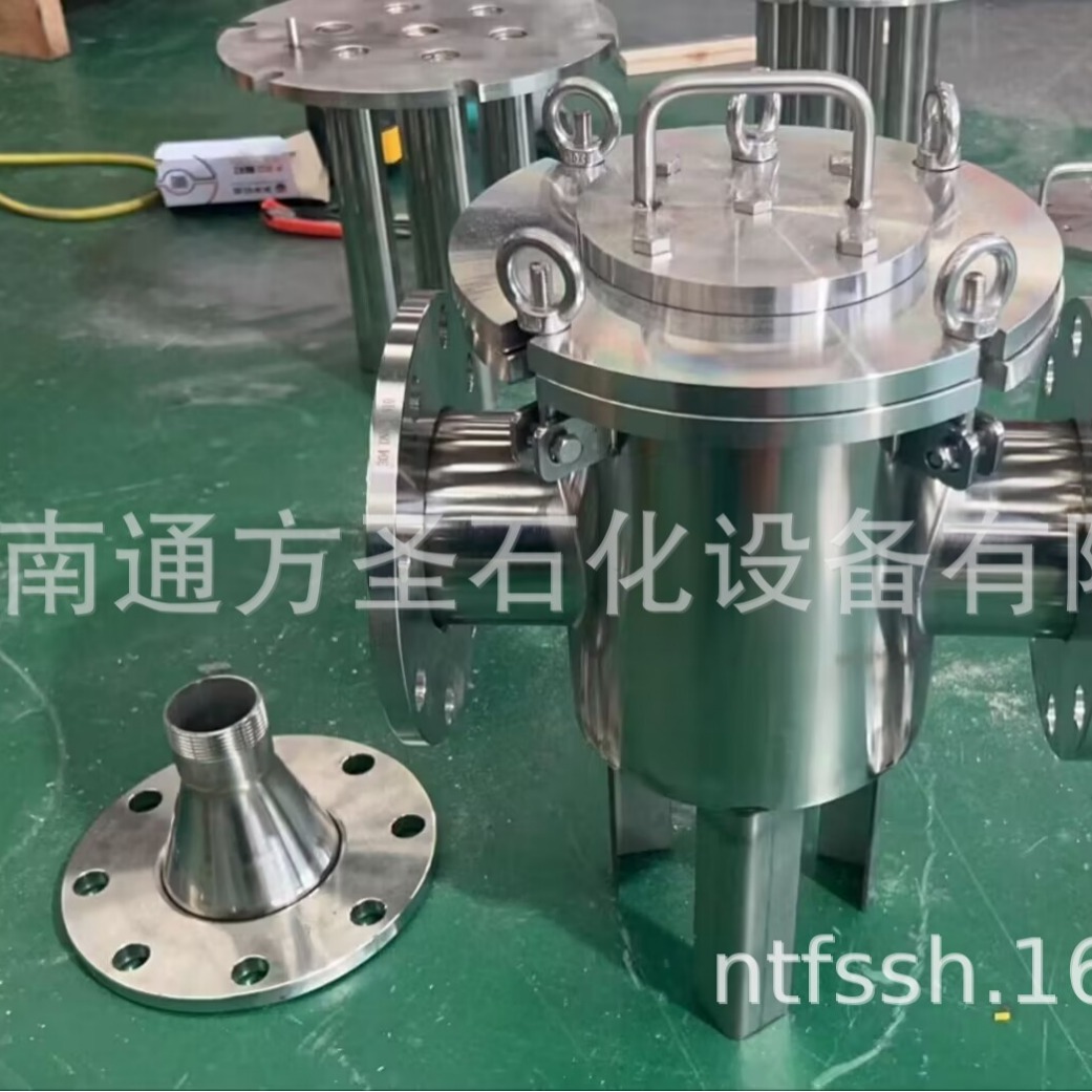 管道除铁器不锈钢磁性过滤器管道液体浆料强磁除铁器 强磁过滤