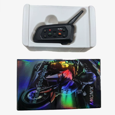 with Simultaneous Intercom Full-Duplex – Motorcycle Helmet Headset