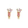 Summer earrings, brand accessory, 750 sample gold, golden color, internet celebrity, wholesale