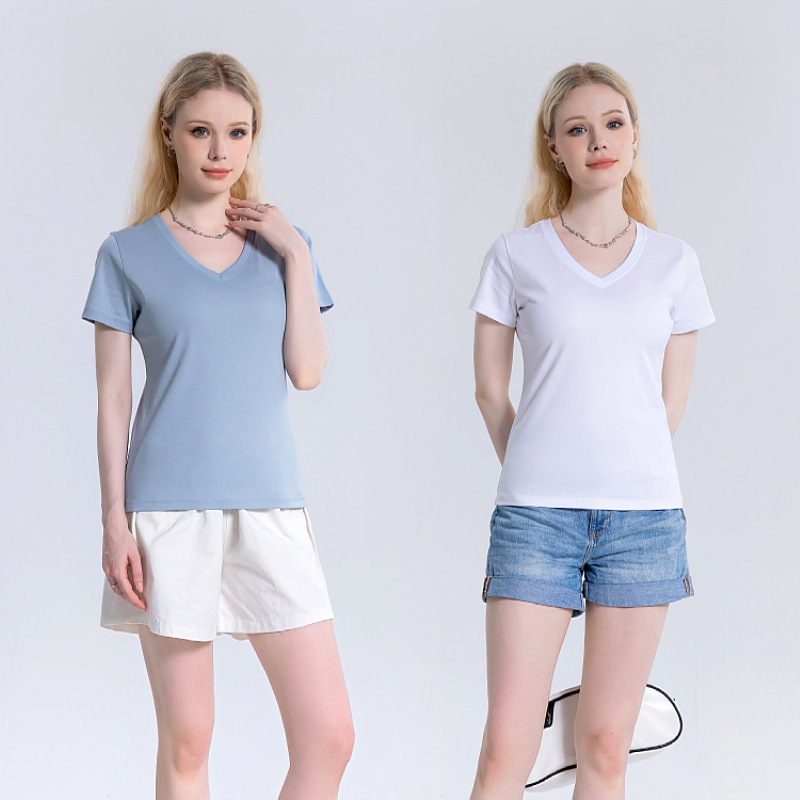 Professional Custom T-Shirts O'Dell Pure Cotton Modal Derong Mercerized Cotton Silk Round Neck Knit Fabric