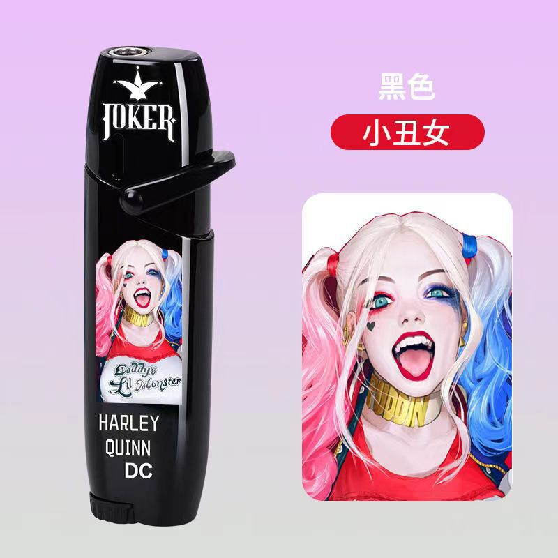 Black and bright clown girl