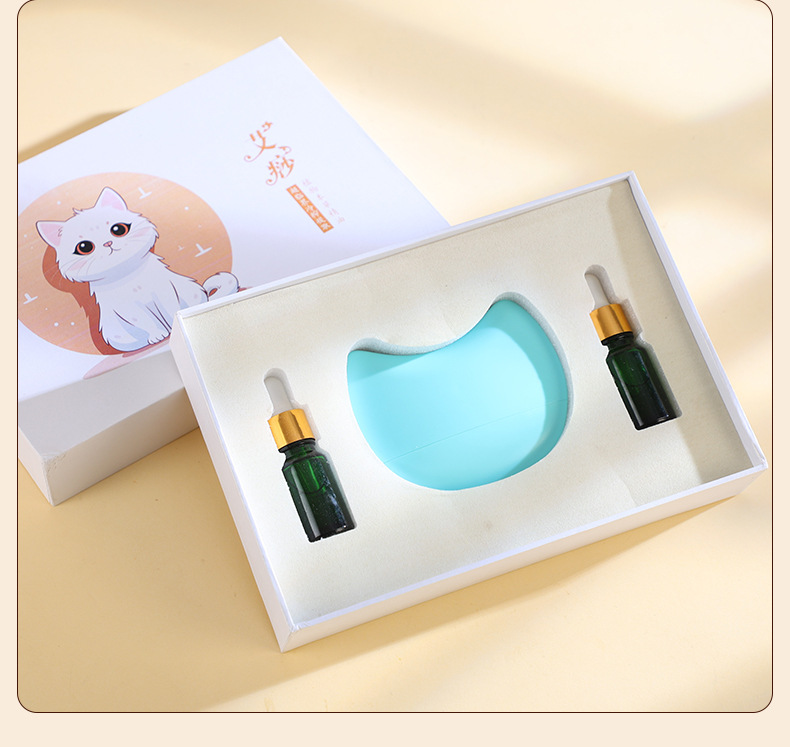 Gua Sha Massage Board Full Body Scraping Tool with Mugwort Rose Essential Oil Set for Back Meridian Care preparation