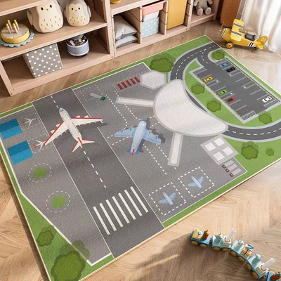 Reading Area Crawling Mat Parking – Avtomobil döşəmə paspasları - the-plane-took-off-4060cm-not-recommend-size-is-too-small