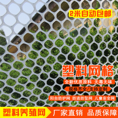 Plastic grid protect balcony Theft prevention Window net Base plate breed Beekeeping Poultry enclosure Holes