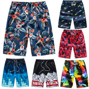 Cross-border Outdoor Quick-drying Beach Pants Men's Summer Swimming Pants Loose Large Size Beach Pants for Couple Men and Women