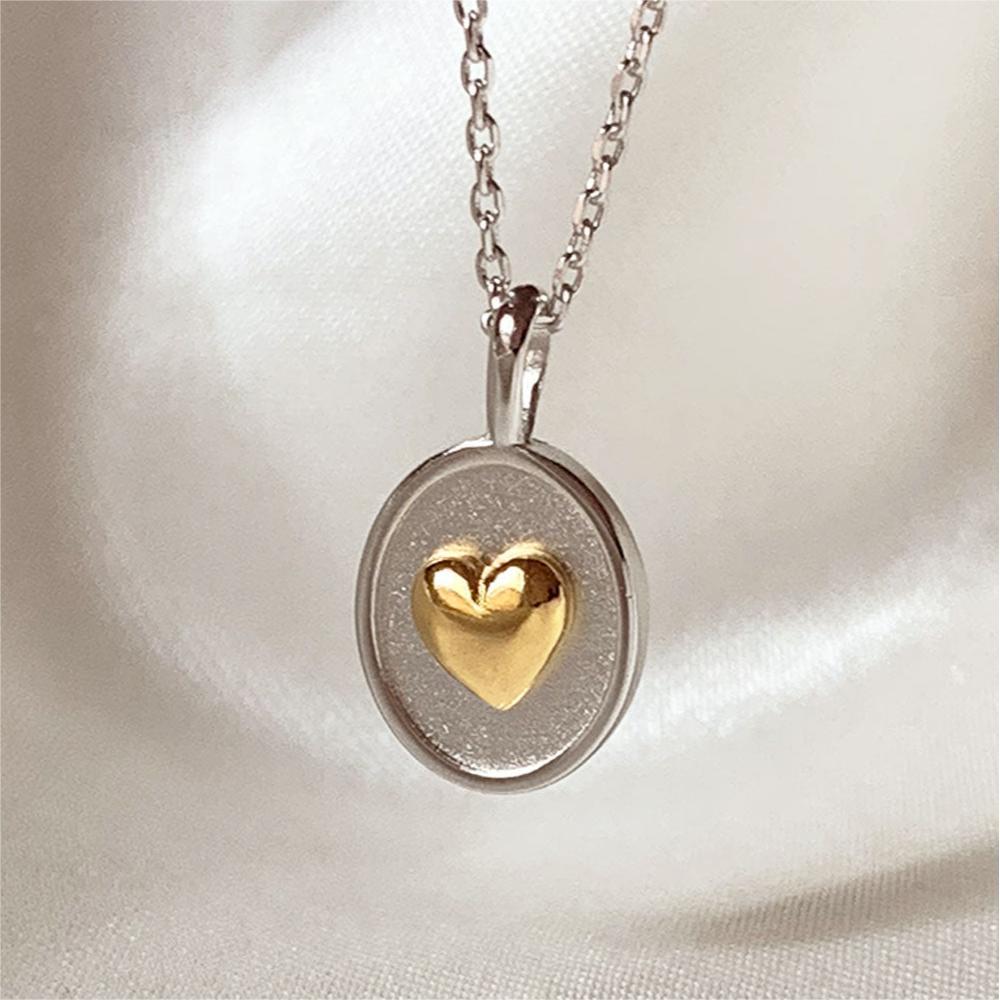 Pendant Necklace Classification 201 Stainless Steel Chain Material 1 Piece Quantity Holiday, Daily Occasion Wholesale Jewelry Simple Style Heart Shape 201 Stainless Steel 304 Stainless Steel Titanium Steel 18K Gold Plated Plating Pendant Necklace