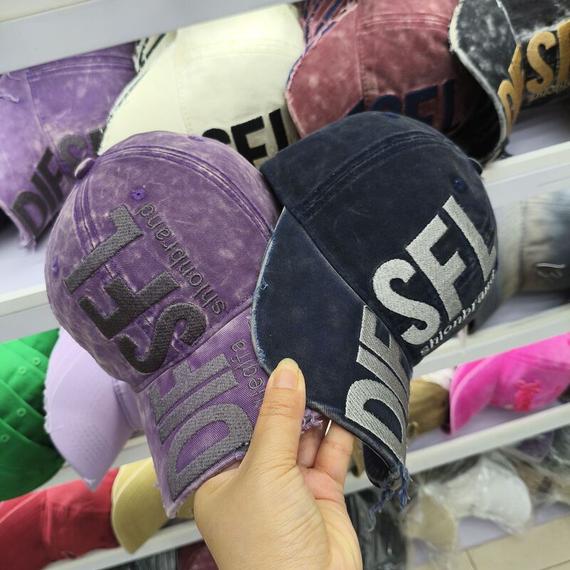 跨境外贸新款高品质复古水洗做旧休闲显脸棒球帽时尚字母鸭舌帽子|undefined
