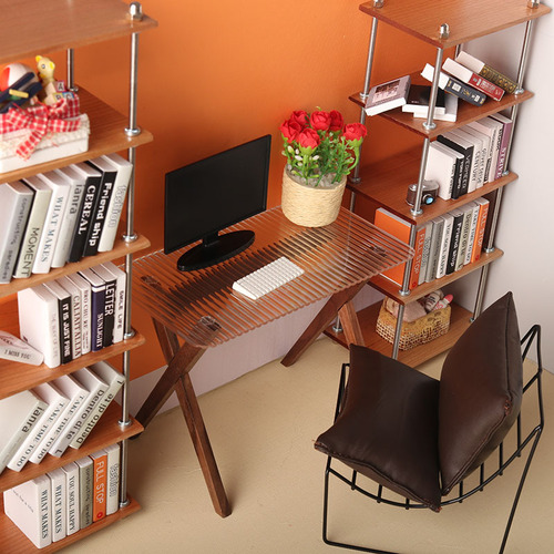 Miniature food toy 6 points computer desk desk mini model bjd dollhouse accessories diy furniture dollhouse