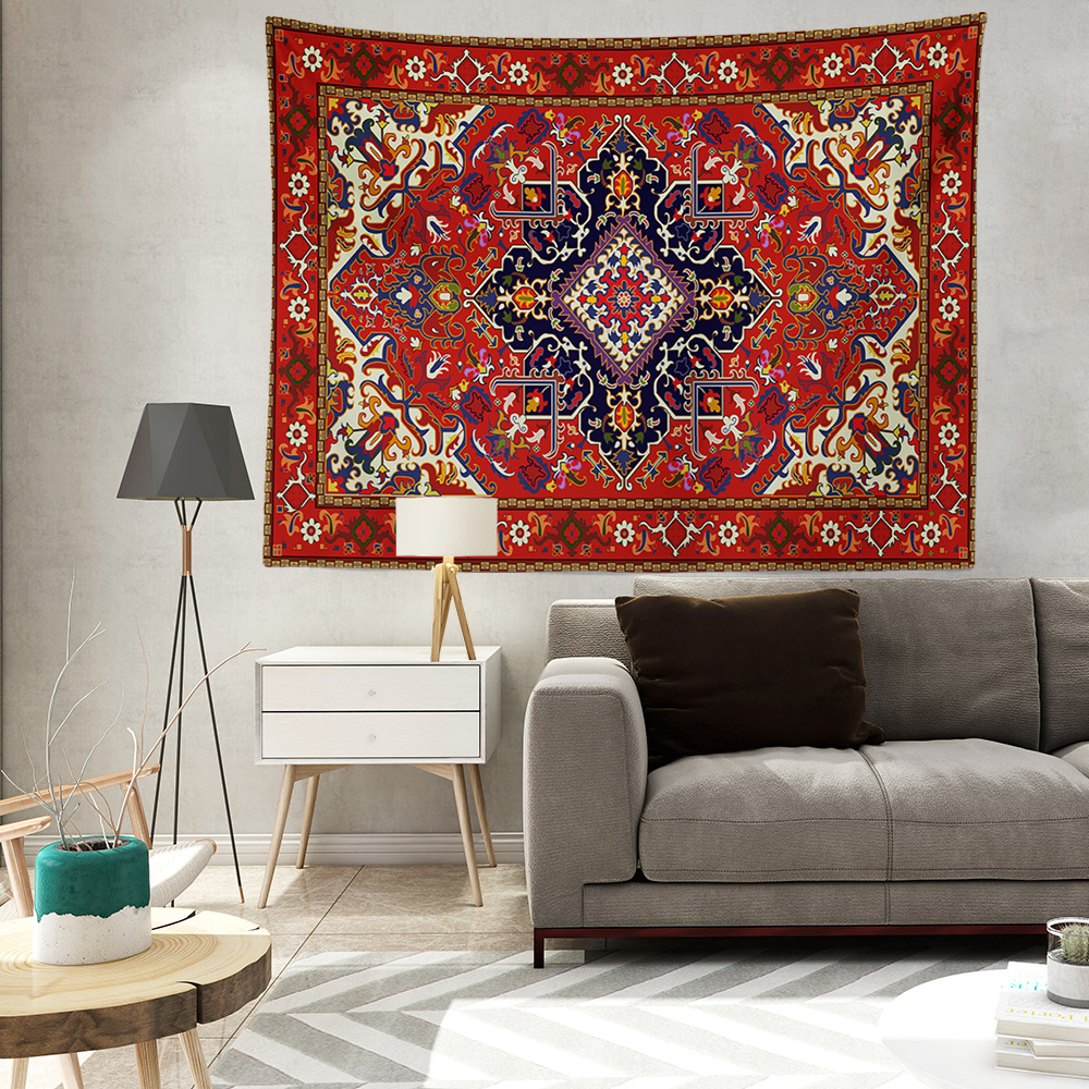 Ethnic Style Geometric Argyle Polyester Tapestry display picture 2