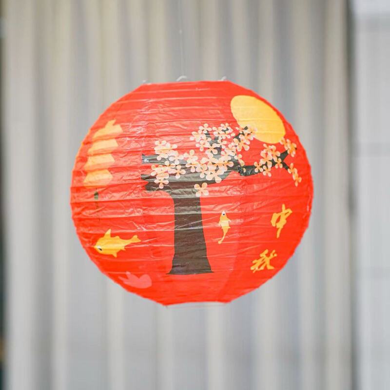 中秋节古风灯笼中国风国庆节氛围布置装饰福字灯笼橱窗挂饰景区|undefined