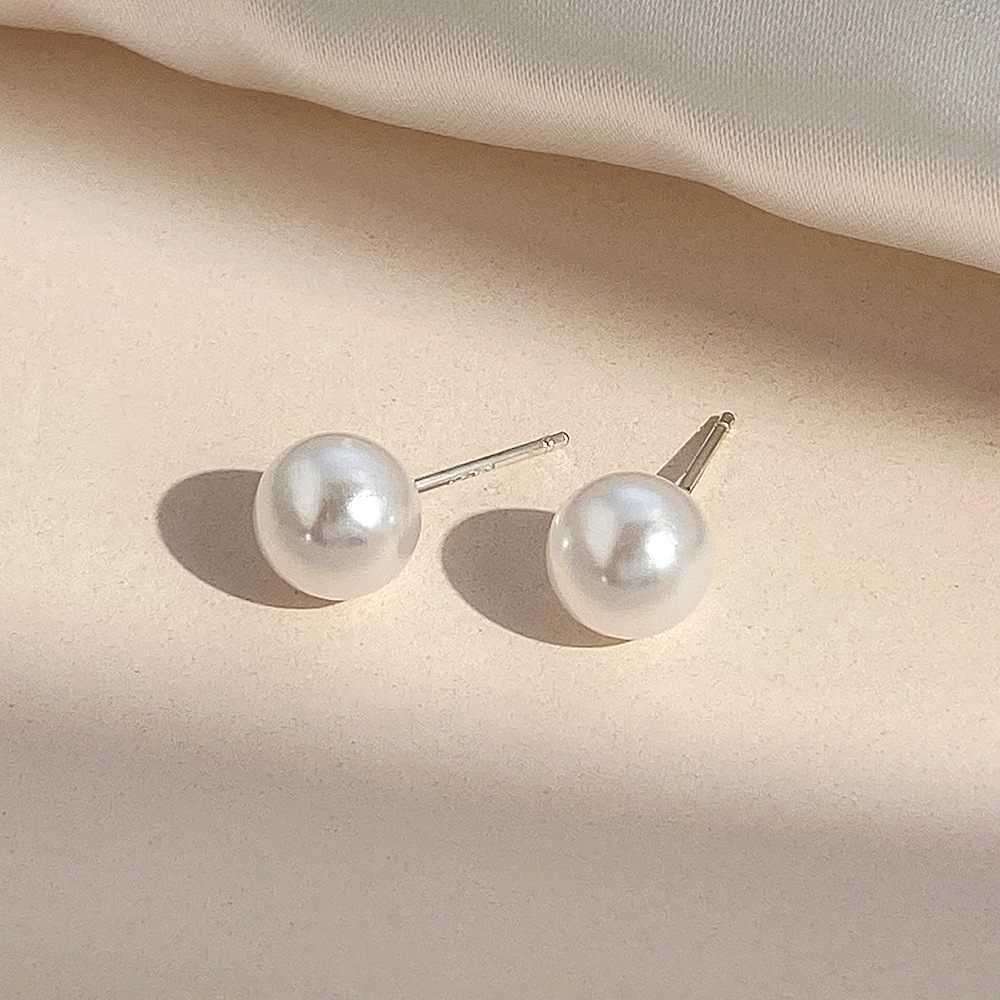 Fashion Geometric Imitation Pearl Women's Ear Studs display picture 4