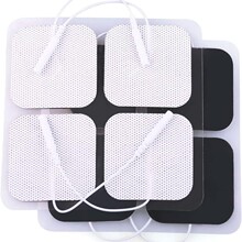 电极片 导电贴片TENS理疗仪无纺布按摩贴水凝胶插针线尾巴线贴片