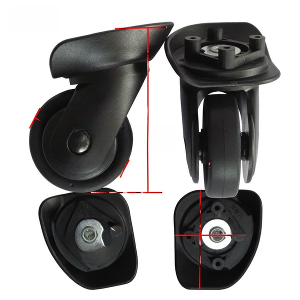 W070 Black Benlun F-46 Suitcase Wheel Accessories Luggage Universal Wheels Travel Suitcase Password Lock Suitcase Wheels