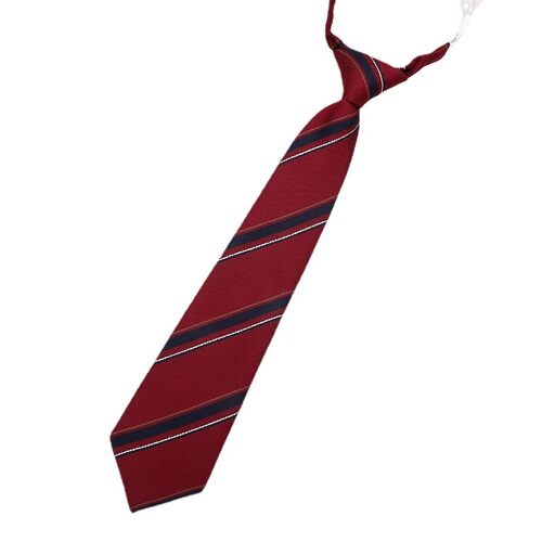 New Japanese Korean style striped jk/dk college style red cyan gray and blue shirt men and women accessories no tie