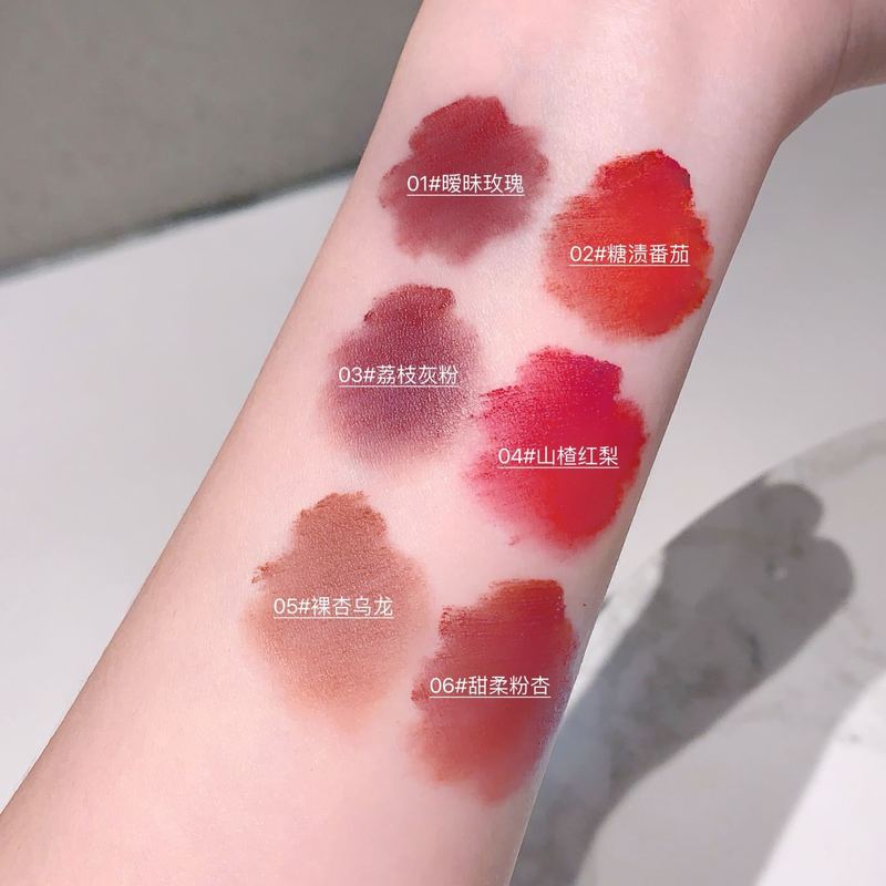 Kakashow持色霧感唇釉薬韓系マット口紅秋冬雰囲気感甘い元気少女唇泥|undefined